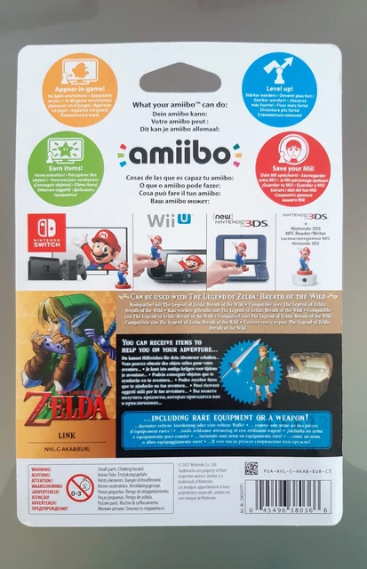 Lot Amiibo Link Zelda - The legend of Zelda - Neuf sous blister 9