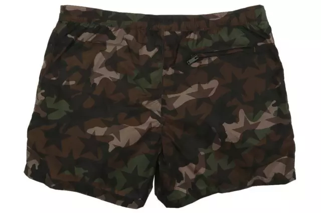 New Valentino Garavani Camouflage Rockstud Stars Beach Shorts Trunks 50/34/L 3