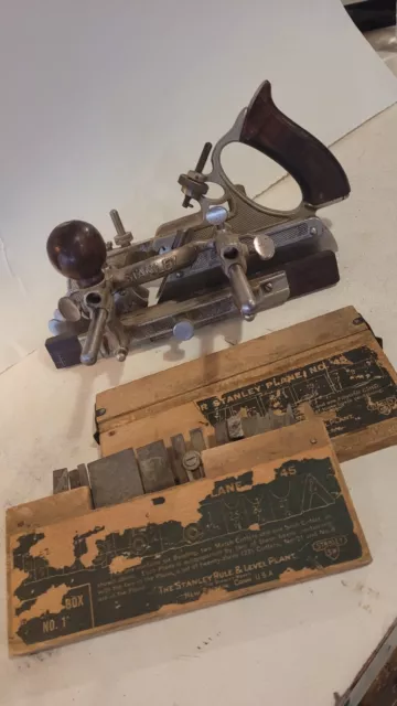 Stanley Rule & Level Co. No. 45 Combination Plow & Dado Plane Sweetheart