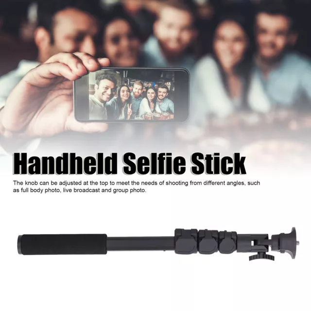 4 Section Extendable Monopod Selfie Stick Handheld Selfie Stick Sports Cam OBF