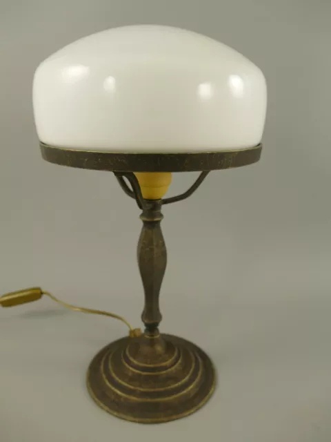Tischlampe Messing Pilz Lampe Jugendstil Schreibtischlampe Antik Pilzleuchte