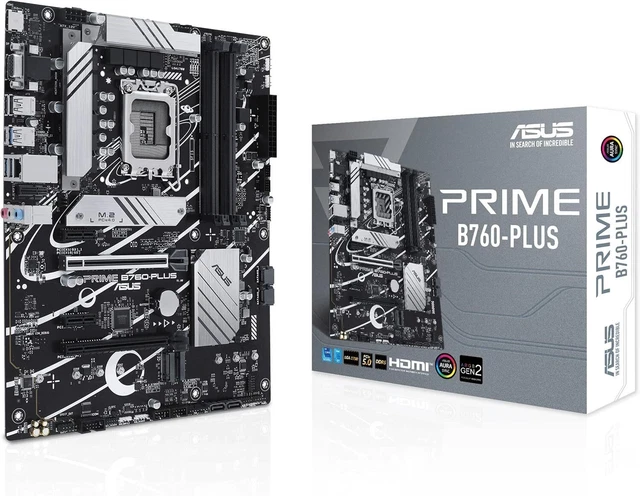 ASUS PRIME B760-PLUS | Intel B760 (LGA 1700) ATX Motherboard | DDR5 ...