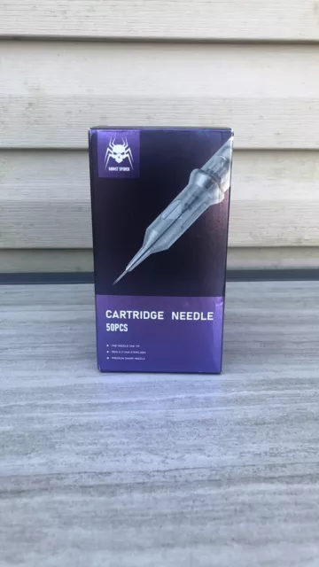 Nuevo 50 piezas Cartucho Estándar GHOST SPIDER Agujas de Tatuaje RL/RM/RS/M1 Desechables