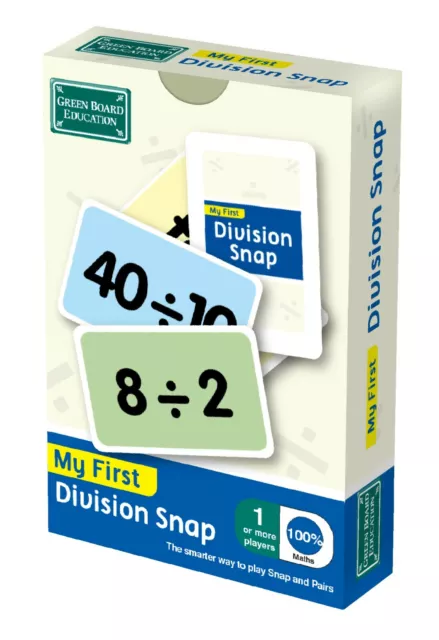 My First Division Snap and Pairs - Educational maths card game