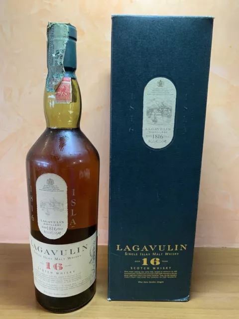 Lagavulin Islay Single Malt Scotch Whisky 16 Y  1990 Classic Malts Of Scotla Nd