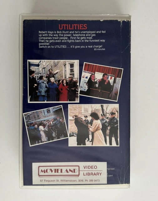 UTILITIES [VHS] ROADSHOW Home Video Big Box Ex-Rental Tape Comedy 1983 ...