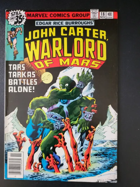 John Carter, Warlord of Mars 18 1st Frank Miller published Marvel work
