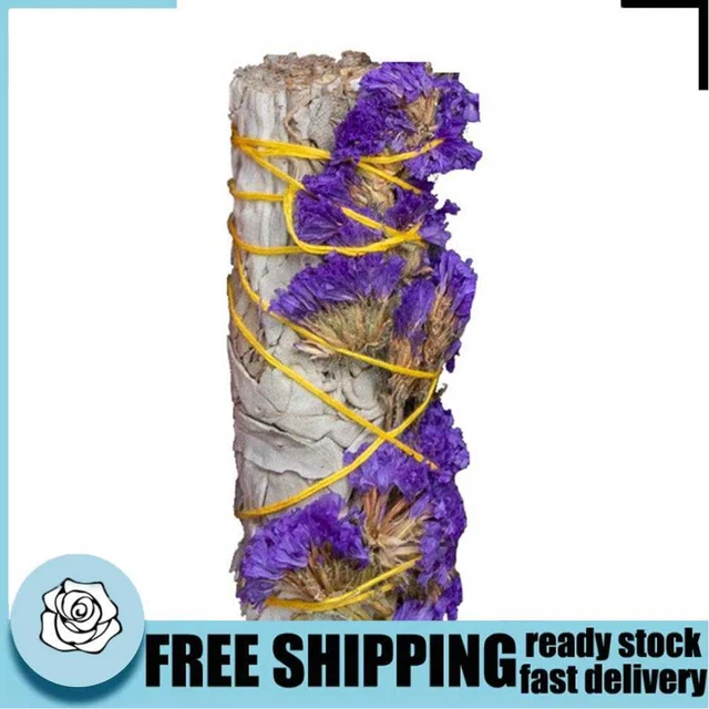 Paquete de Salvia Blanca Natural Palos de Mancha Hoja Hoja Purificación Hogar Fragancia