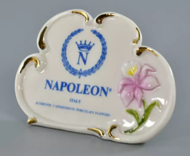 CAPODIMONTE NAPOLEON ADVERTISING SHOP DISPLAY SIGN 12cm 3