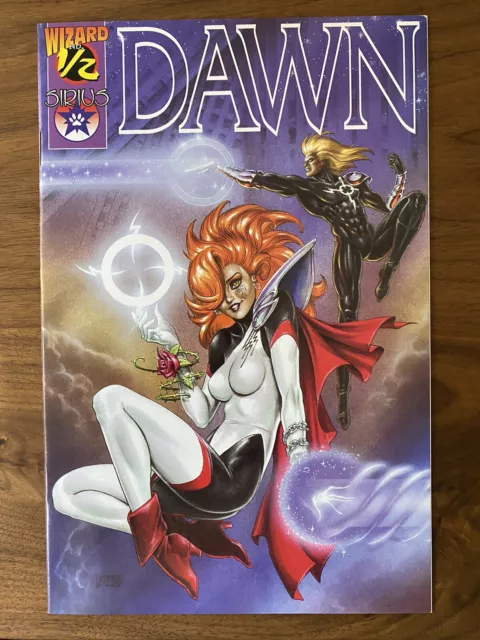 Dawn 1/2 Wizard Mail Away By Sirius Comics 1996 With Certificate Of Authenticity