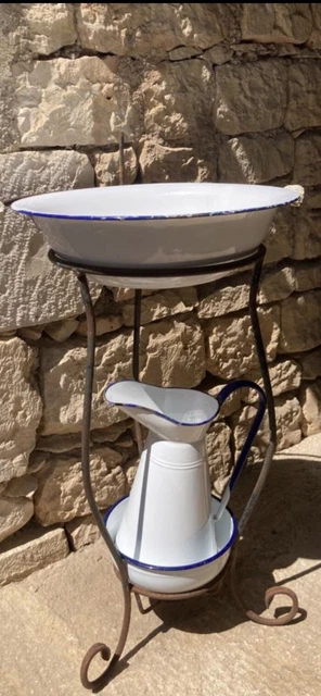 Lavabo smaltato antico