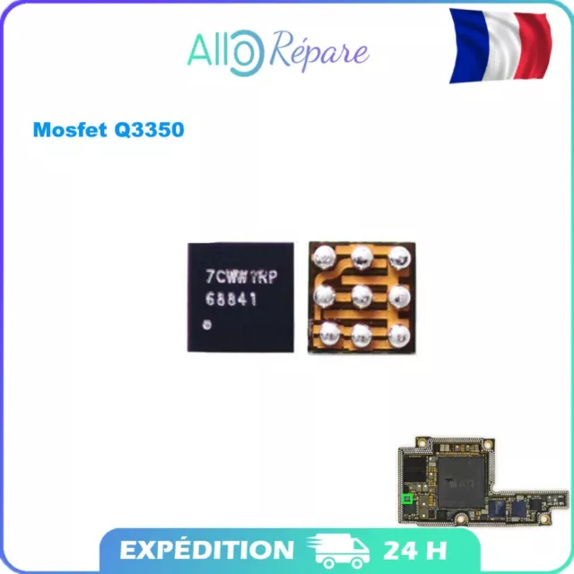 MOSFET Q2102/Q3200/Q3201 Pour IPhone - Pièce Réparation - Compatible IPhone 7 à X - Neuf