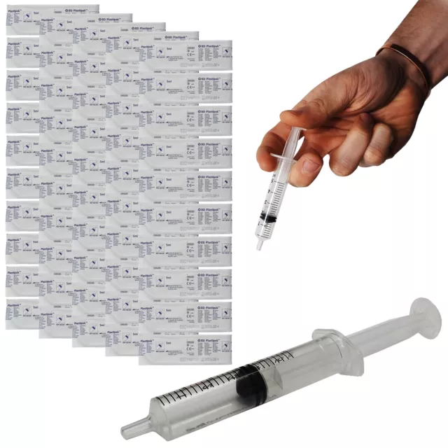 BD Plastipak Marqué Ce Emballés Individuellement Luer Boîte Stérile Syringe, 5ml
