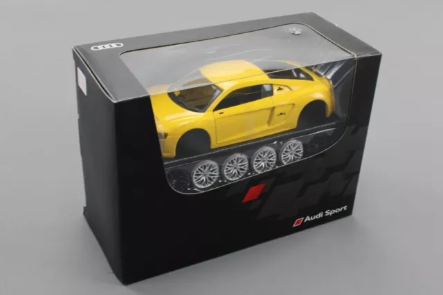 Genuine Audi R8 V10 1:24 build your own R8 model kit (Yellow) 3201600300