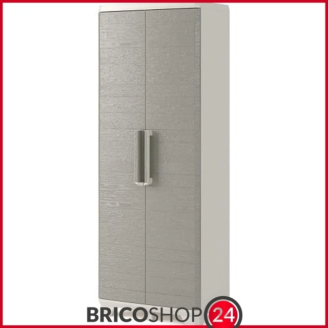 Armadio Da Esterno Keter Groove - Effetto Legno 80x45x180 Cm - Foto 4