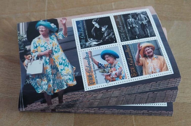 2000 Gibraltar; 100 Blocks Elisabeth, Bl. 42, postfrisch/MNH, ME 800,-