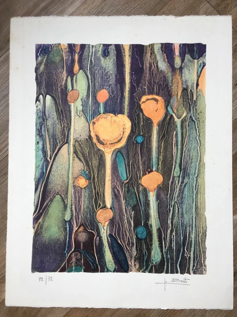 Paul AÏZPIRI : Lithographie signée et numérotée : La demande