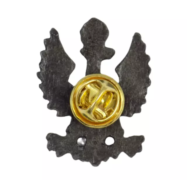 222 Ww1 Ww2 Polish Army Eagle Cap Badge Small Type Pin 3