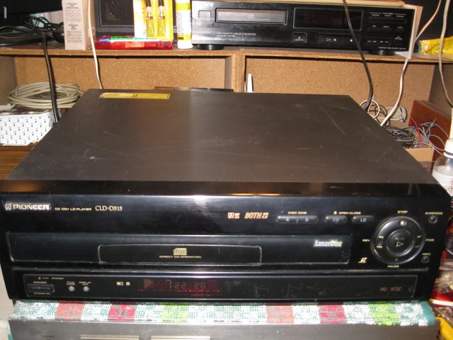 PIONEER CLD-D760 LECTEUR LASERDISC PLAYER LD/CDV/CD NTSC DBLE FACES 2 SIDES