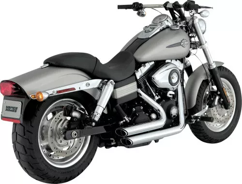 Vance &amp; Hines Shortshots Staggered Exhaust System 2006-2011 Harley Dyna