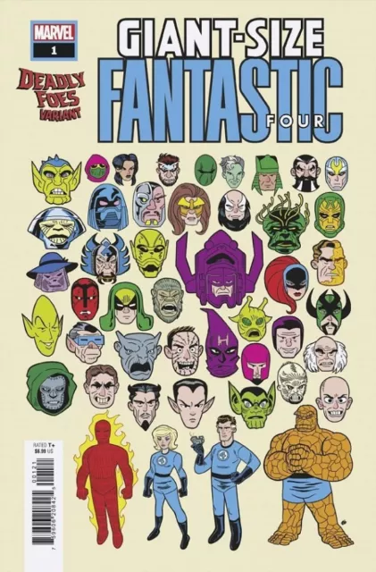 Marvel Comics ‘Giant-Size Fantastic Four’ #1 (2024) Deadly Foes Variant Cover