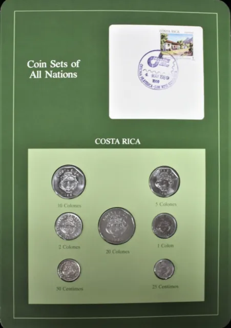 Coin Sets of All Nations (COSTA RICA)