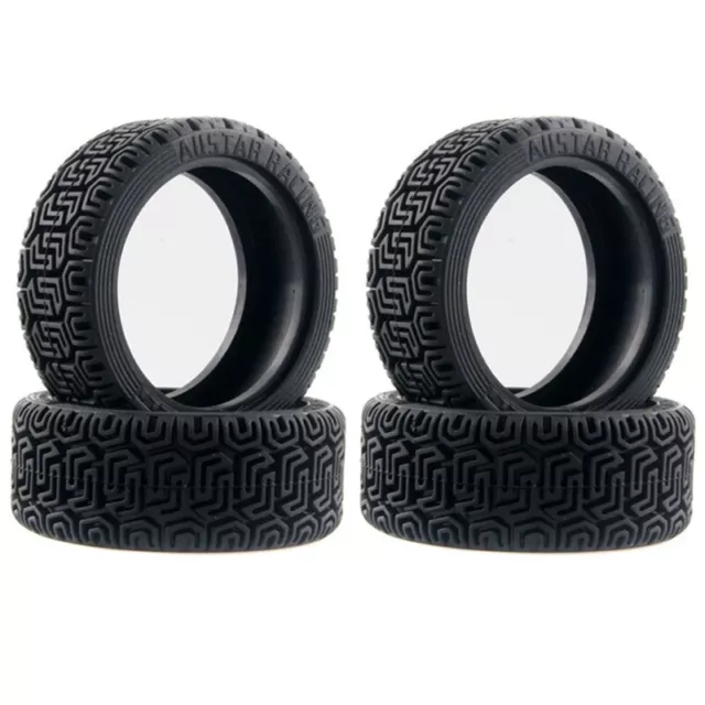4Pcs 68Mm 1/10 RC On-Road Drift Touring Car Rubber Tire Wheel Tyre for9489