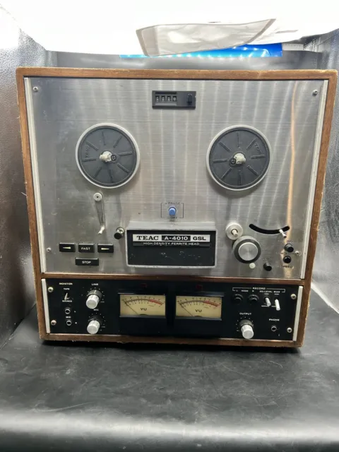TEAC STEREO TAPE DECK REEL-TO-REEL Model A-4010SL *AS IS - PARTS ONLY* -  READ $129.99 - PicClick