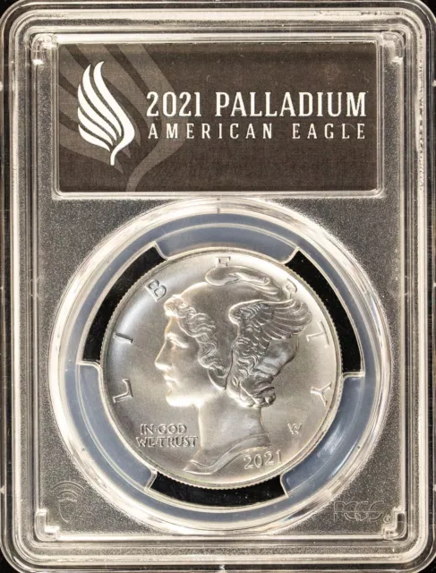 2021 American Eagle 1oz Palladium PCGS MS70 FDOI Coin
