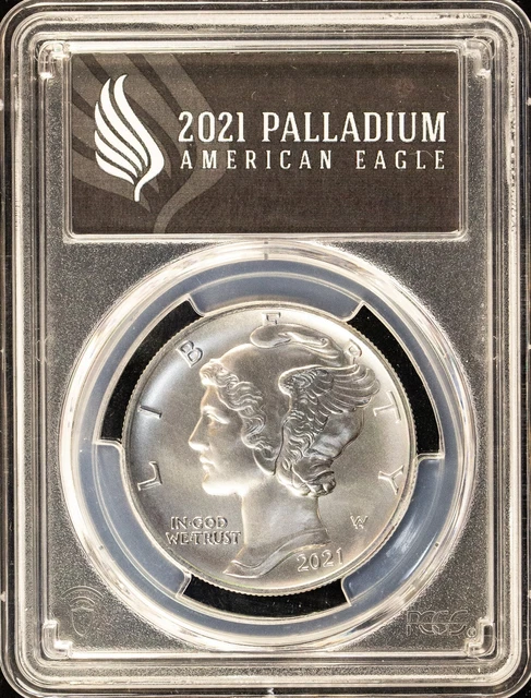 2021 American Eagle 1oz Palladium PCGS MS70 FDOI Coin