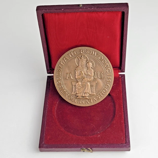 Médaille Natation L'Éclair De Montpellier Par Kulle – Bronze Vintage
