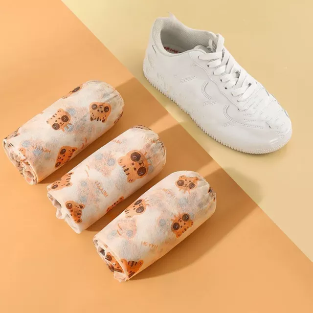 Non-Woven Cartoon Shoe Cover Little Bear Thickened Shoe Cover