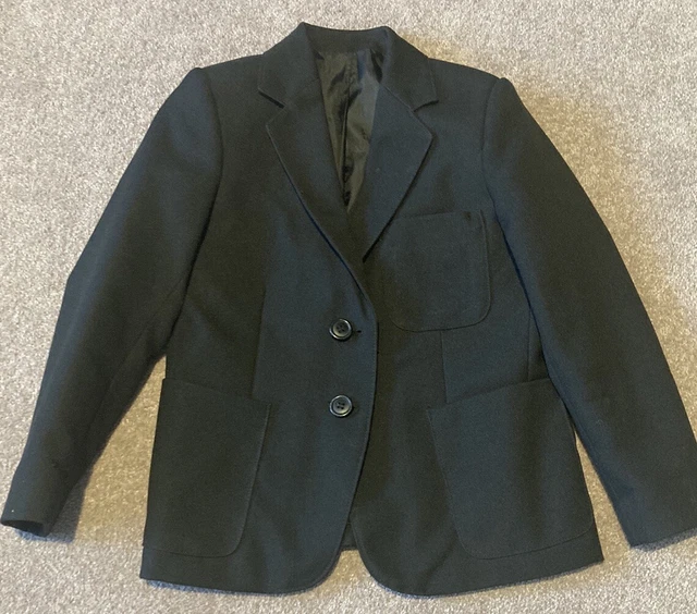 Blazer nero scuola bambini taglia 2 circonferenza petto 24""/61 cm Viscount di Beau Brummel