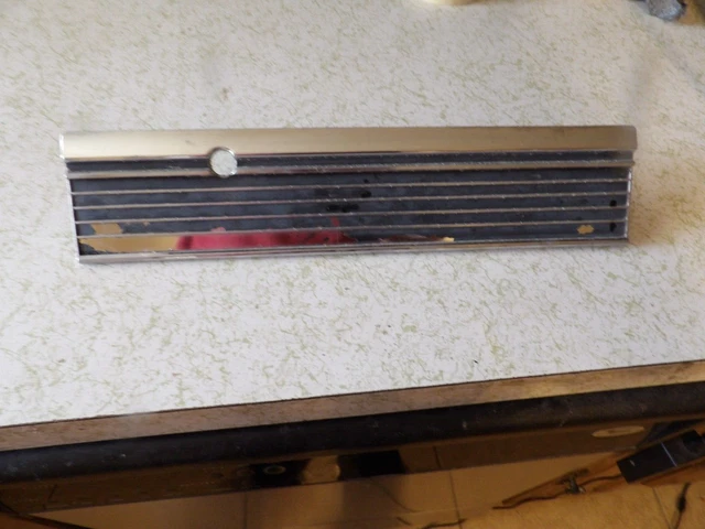 1968 1969 Ford Torino Fairlane Cyclone Ac Dash Glove Box Chrome Trim