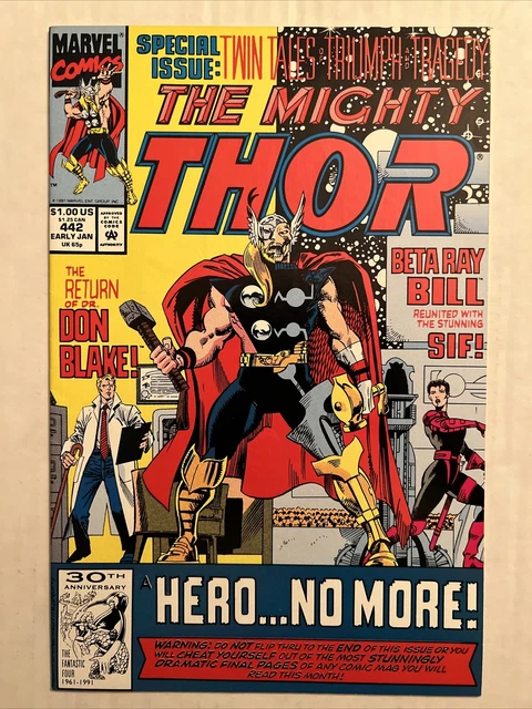 The Mighty Thor 442 Beta Ray Bill & Return Dr. Blake (Nm-)