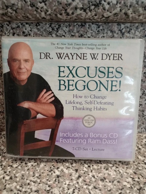 7 CD set Excuses Begone! Be Gone Dr Wayne W Dyer self help improvement