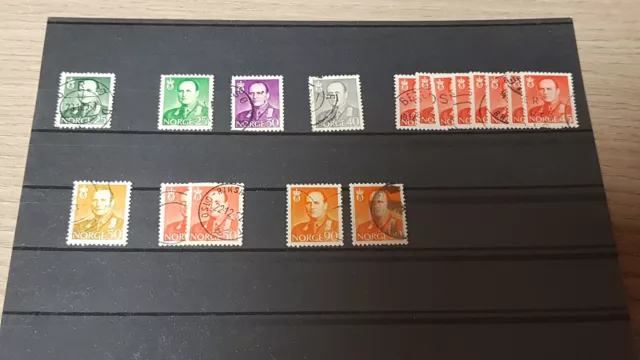 Konvolut / Lot 1 - alte Briefmarken aus Norwegen - Norge