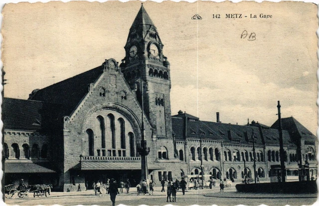 CPA AK METZ - La Gare (651036)