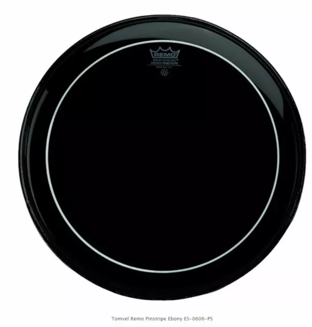 Remo Pinstripe Ebony ES-0610-PS 10" #DV6