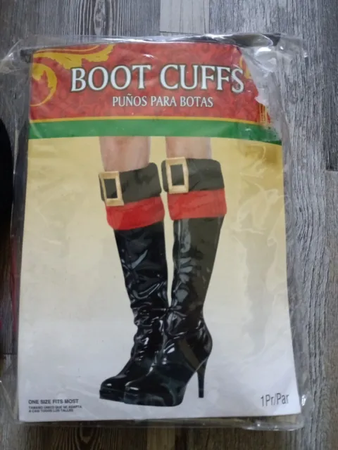 SEXY MRS. CLAUS Santa Claus Boot Cuffs Toppers Covers C-1 $13.00 - PicClick