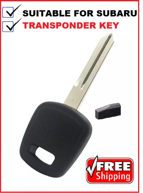 TRANSPONDER CAR KEY suitable for Subaru Forester 2002 2004 2005 2006 2007  ID62