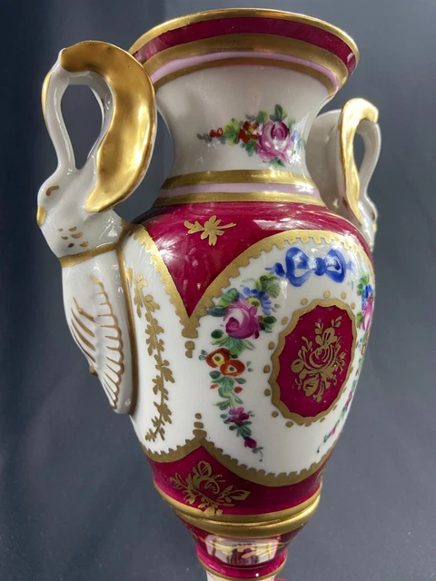 Table De Style Empire à Cols De Cygnes En Acajou ,époque 190