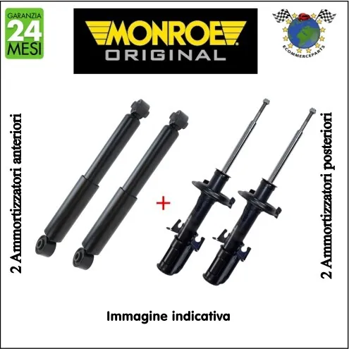 Kit Ammortizzatori Ant+Post xx Original Per Renault Logan Dacia Sandero