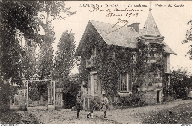 S3140 cpa 95 Menucourt - le Château, Maison du garde