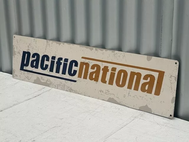 Pacific National Heavy Duty Sign 800 X 200 Free Post Railway Locomotive