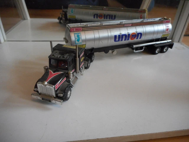Miniature Camion Kenworth Avec Remorque Shinsei - Échelle 1/128, Occasion, Multicolore