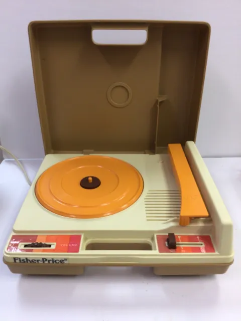 Vintage 1978 Fisher Price Children's Portable Record Player Works Great!