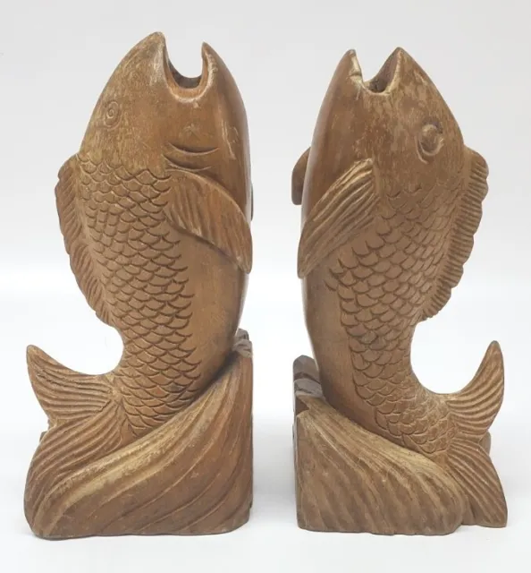 VINTAGE SET TROUT Fish Colorful Pair Ceramic Bookends Lake Cabin Decor  Fishing $25.00 - PicClick