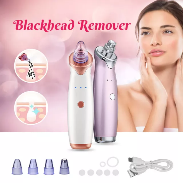 Facial Pore Blackhead Remover Vacuum Derma Suction USB CHARGING dermabrasion