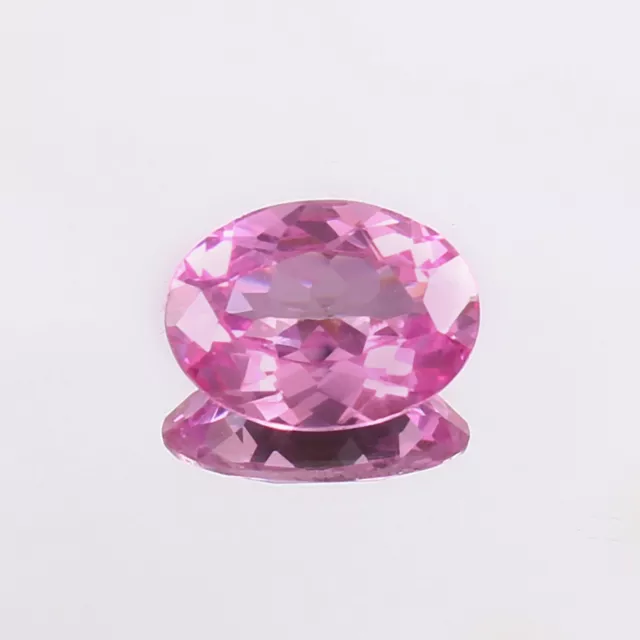 AAA Naturel sans Défaut Ceylan Saphir Rose Desseré Ovale Gemme Coupe 2.75 CT